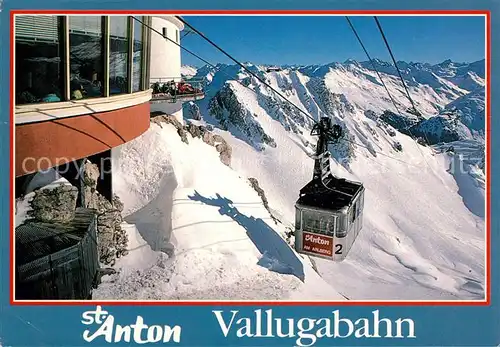 AK / Ansichtskarte Seilbahn Valluga St. Anton am Arlberg  Kat. Bahnen