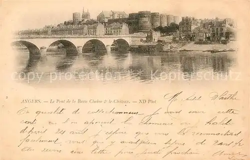 AK / Ansichtskarte Angers Pont de la Basse Chaine  Kat. Angers