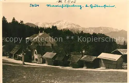 AK / Ansichtskarte Gutenstein Niederoesterreich Mariahilferberg Kat. Gutenstein