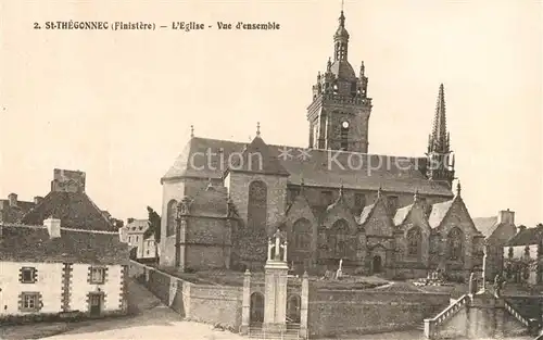 AK / Ansichtskarte Saint Thegonnec Eglise Vue d ensemble Kat. Saint Thegonnec