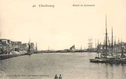 Cherbourg Octeville Basse Normandie Bassin du Commerce Kat. Cherbourg Octeville