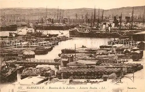 Marseille Bouches du Rhone Bassins de la Joliette Docks