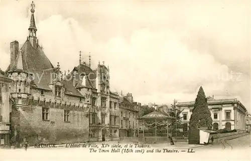 Saumur Hotel de Ville et le Theatre Kat. Saumur