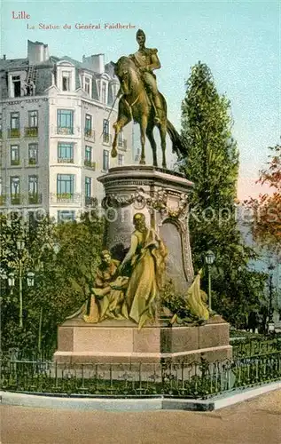 Lille Nord Statue du General Faidherbe Kat. Lille