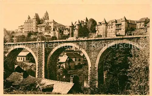 Uzerche Les vieux Chateaux et le Viaduc Kat. Uzerche