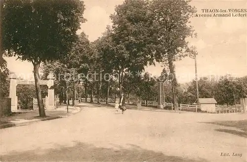 AK / Ansichtskarte Thaon les Vosges Avenue Armand Lederli Kat. Thaon les Vosges