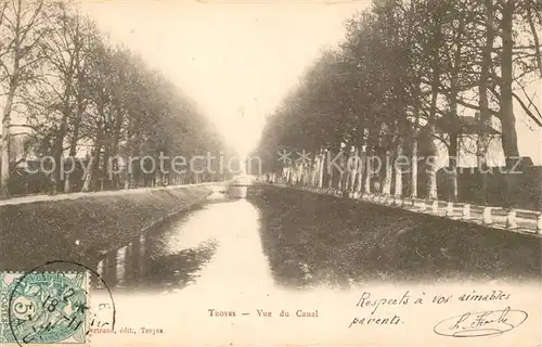 AK / Ansichtskarte Troyes Aube Vue du Canal Kat. Troyes
