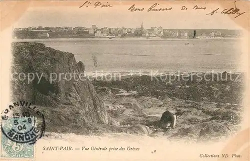 AK / Ansichtskarte Saint Pair sur Mer Vue generale prise des Greves Kat. Saint Pair sur Mer