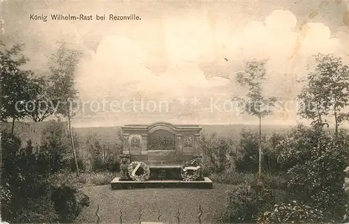 AK / Ansichtskarte Rezonville Koenig Wilhelm Rast Kat. Rezonville