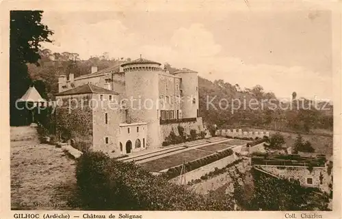 AK / Ansichtskarte Gilhoc sur Ormeze Chateau de Solignac Kat. Gilhoc sur Ormeze
