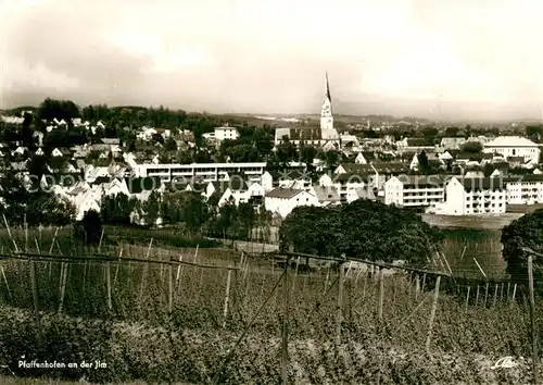 AK / Ansichtskarte Pfaffenhofen Ilm Panorama Kirche Weinberge Kat. Pfaffenhofen a.d.Ilm