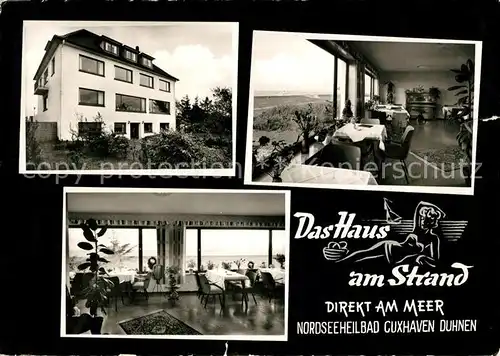 AK / Ansichtskarte Duhnen Nordsee Das Haus am Strand  Kat. Cuxhaven