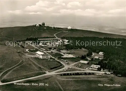 AK / Ansichtskarte Wasserkuppe Rhoen Fliegeraufnahme Kat. Poppenhausen (Wasserkuppe)