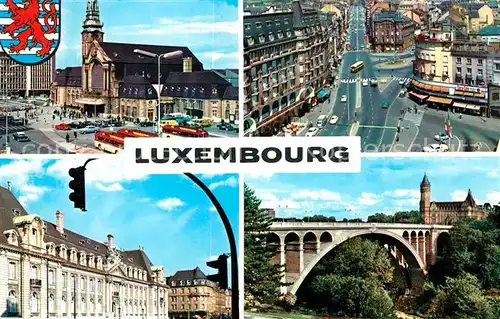 AK / Ansichtskarte Luxembourg Luxemburg Arbed Pont Adolphe Avenue de la Liberte Kat. Luxembourg