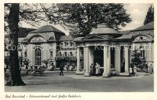 AK / Ansichtskarte Bad Nenndorf Brunnentempel und Grosses Badehaus Kat. Bad Nenndorf