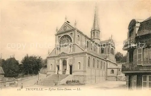 AK / Ansichtskarte Trouville sur Mer Eglise Notre Dame Kat. Trouville sur Mer