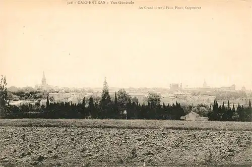 AK / Ansichtskarte Carpentras Vue generale Kat. Carpentras