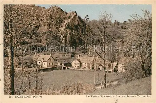 AK / Ansichtskarte Domfront Orne Tertre Ste Anne Les Anciennes Tanneries Kat. Domfront