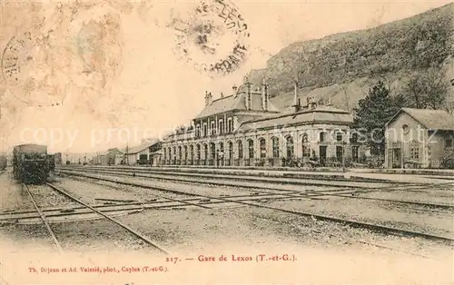 AK / Ansichtskarte Varen Tarn et Garonne Gare de Lexos Kat. Varen