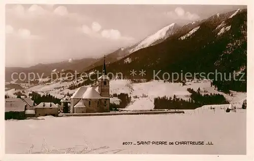AK / Ansichtskarte Saint Pierre de Chartreuse Vue partielle et Eglise