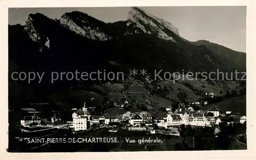 AK / Ansichtskarte Saint Pierre de Chartreuse Vue generale