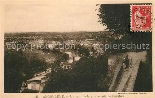 AK / Ansichtskarte Angouleme Un coin de la promenade de Beaulieu Kat. Angouleme