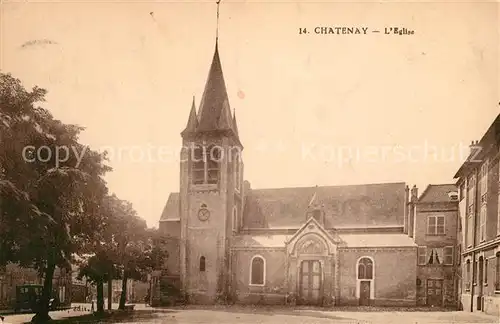 AK / Ansichtskarte Chatenay Isere Eglise Kat. Chatenay