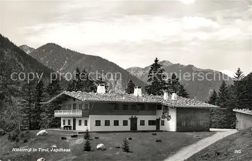 AK / Ansichtskarte Hinterriss Tirol Jagdhaus Alpenblick Kat. Vomp