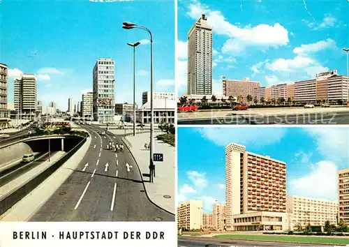 AK / Ansichtskarte Berlin Autotunnel Alexanderplatz Interhotel Stadt Berlin Hans Beimler Strasse Hauptstadt der DDR Kat. Berlin