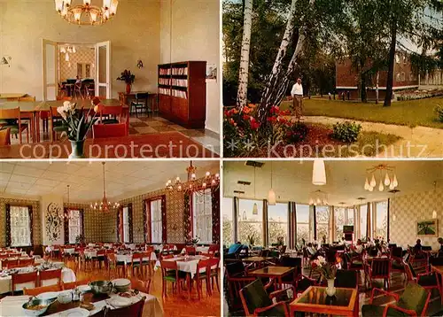 AK / Ansichtskarte Wilhelmshoehe Kassel Kurklinik Habichtswald Restaurant Park Kat. Kassel