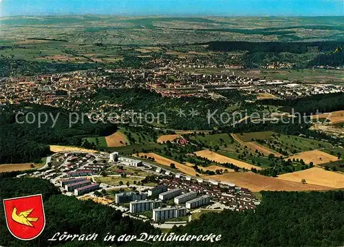 AK / Ansichtskarte Loerrach Fliegeraufnahme Salzert Kat. Loerrach