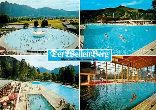 AK / Ansichtskarte Oberammergau Schwimmbad Wellenberg Kat. Oberammergau