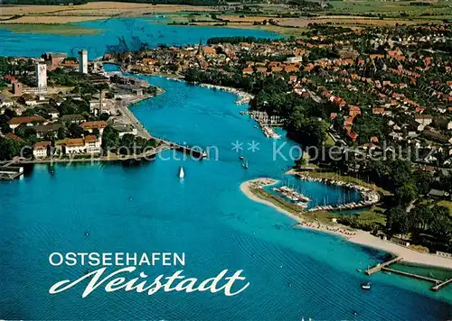 AK / Ansichtskarte Neustadt Flensburg Fliegeraufnahme Hafen Kat. Flensburg