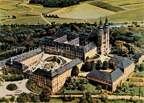 AK / Ansichtskarte Banz Bad Staffelstein Schloss Fliegeraufnahme
