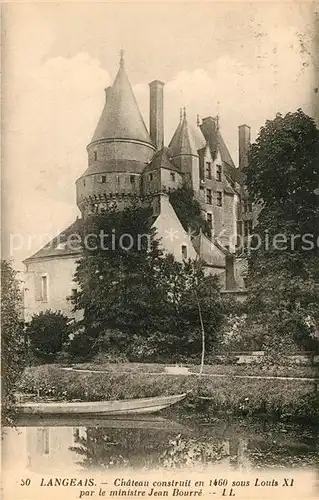 AK / Ansichtskarte Langeais Chateau par le Ministre Jean Bourre Kat. Langeais