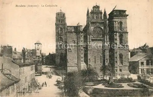 AK / Ansichtskarte Rodez La Cathedrale Kat. Rodez