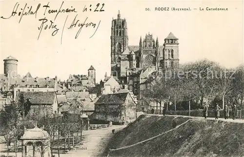 AK / Ansichtskarte Rodez La Cathedrale Kat. Rodez