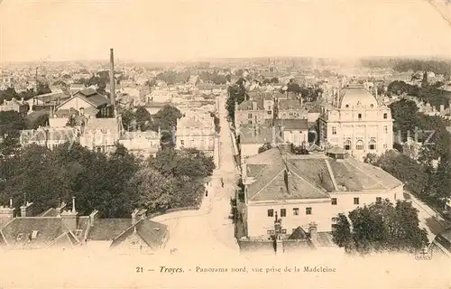 AK / Ansichtskarte Troyes Aube Panorama nord vue prise de la Madeleine Kat. Troyes