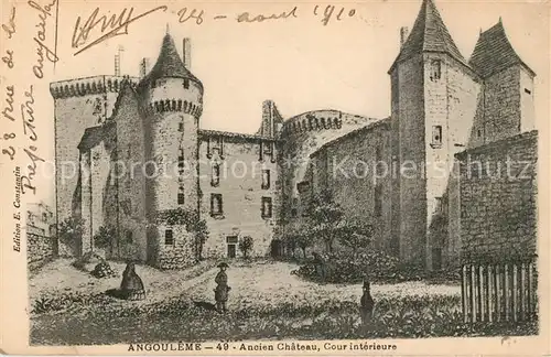 AK / Ansichtskarte Angouleme Ancien Chateau Cour interieure Kat. Angouleme