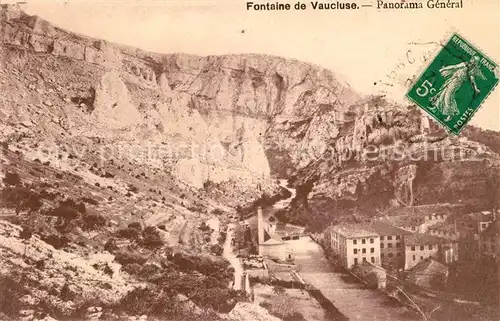 AK / Ansichtskarte Fontaine de Vaucluse Panorama general Kat. Fontaine de Vaucluse