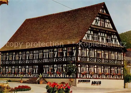 AK / Ansichtskarte Steinach Baden Hotel Schwarzer Adler Fachwerk Kat. Steinach Schwarzwald