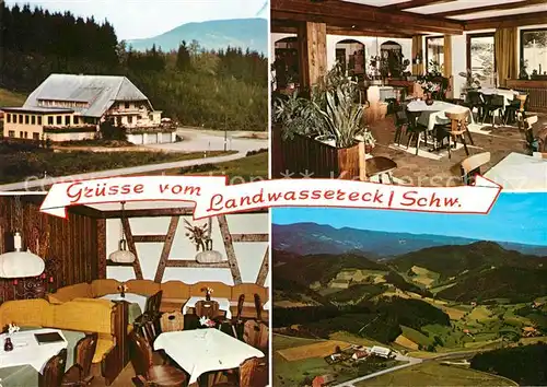 AK / Ansichtskarte Elzach Restaurant Landwassereck Kat. Elzach