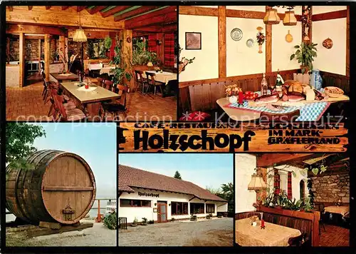 AK / Ansichtskarte Schliengen Restaurant Cafe Holzschopf Kat. Schliengen