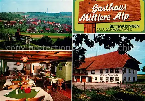 AK / Ansichtskarte Bettmaringen Gasthaus Mittlere Alp Kat. Stuehlingen