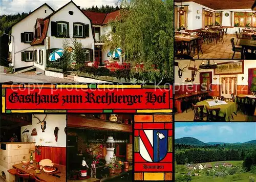 AK / Ansichtskarte Hauingen Gasthaus zum Rechberger Hof Kat. Loerrach