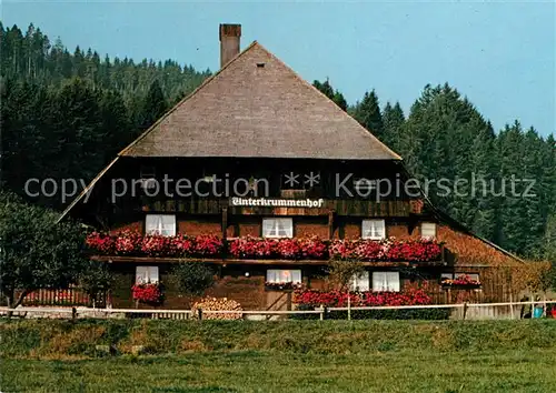 AK / Ansichtskarte Schluchsee Vesperstube Unterkrummenhof Kat. Schluchsee