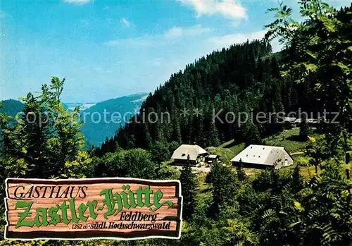 AK / Ansichtskarte Feldberg Schwarzwald Gasthaus Zastler Huette Kat. Feldberg (Schwarzwald)