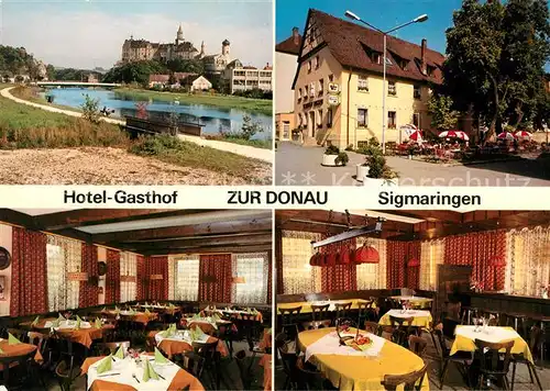 AK / Ansichtskarte Sigmaringen Hotel Gasthaus Zur Donau Kat. Sigmaringen