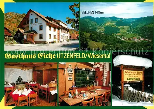 AK / Ansichtskarte Utzenfeld Schwarzwald Gasthaus Eiche Kat. Utzenfeld