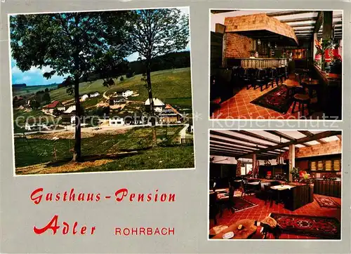 AK / Ansichtskarte Rohrbach Furtwangen Gasthaus Pension Adler Kat. Furtwangen im Schwarzwald